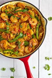 Easy Paella Recipe With Chicken And Shrimp Recipe Easy Chicken Recipes Healthy Chicken Recipes Easy Quick Dinner Recipes Healthy