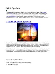 Malam nisfu sya'ban 2021~28 maret baca surah yasin 3x~minta hajat apapun allah kabulkan. Amalan Pada Malam Nisfu Syaaban