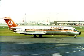 Ansett Dc 9 In 1970 S Livery My First Jet Flight Was In One Of These Sydney Canberra In 1975