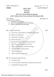 Turngren, minnesota literacy council 13 compare and contrast animal and plant cells directions: Cell And Molecular Biology 2016 2017 B Sc Botany Semester 5 Tybsc 2013 Pattern Question Paper With Pdf Download Shaalaa Com