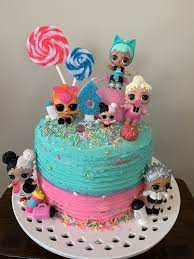 #lol #lolsurprise #birthdaycake #birthdayparty #love #pastelcolors #pink #teal #sparkles #. Lol Doll Birthday Cake Doll Birthday Cake Surprise Birthday Cake 6th Birthday Cakes