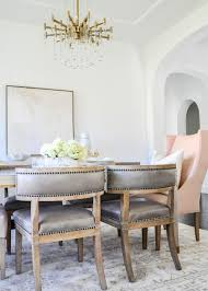 Elegant Dining Room Side Chairs Taupe Leather Diningroom Diningroomdesign Diningroommakeover Elegant Dining Room Side Chair Dining Room Dining Room Design
