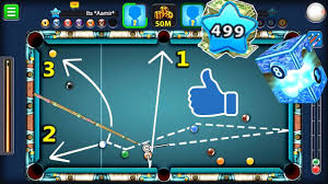 Playing 8 ball pool with friends is simple and quick! How To Pot 3 Balls In 1 Shot Like A Boss 8 Ball Pool Level 499 Player Pool Balls 3 Balls Like A Boss