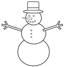 They make big, snow balls and decorate snowman with carrot as a nose, coal eyes and buttons, and twig arms. Easy Drawings Of A Snowman Novocom Top