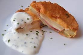 Kohlrabi Cordon Bleu In Bierteig Mit Schnittlauchsosse Rezept Rezepte Kohlrabi Bierteig