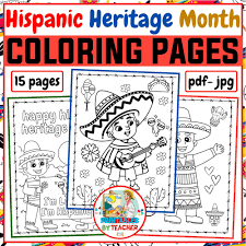 Hispanic Heritage Month Coloring Pages | Hispanic Heritage Month Coloring  Sheets | Made By Teachers