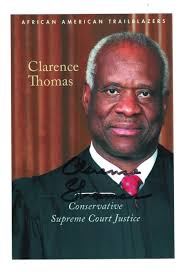 Clarence Thomas Signed Autographed 4 x 6 Photo US Supreme Court Justice  Judge