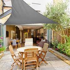 New Sand Sun Shade Sail Sunscreen Rectangle Awning Canopy Outdoor Garden Patio 4 5 5m Gray Shade Sails Patio Patio Shade Patio Canopy