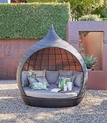 Patio daybeds provide a delightful way to share conversation with friends on the porch or take a nap while enjoying the fresh air. Pagod Relaxing Daybed All Weather Osmen Outdoor Furniture