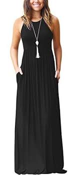 Grecerelle Womens Sleeveless Racerback And Long Sleeve Loose Plain Maxi Dresses Casual Long Dres With Images Maxi Dresses Casual Sleeveless Dresses Casual Maxi Swing Dress