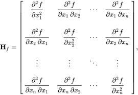 So when we take the partial derivative of a function. Hessian Matrix Wikipedia