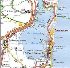 Plan Etang De Salses Leucate Leucate Leucate Plage Port Leucate
