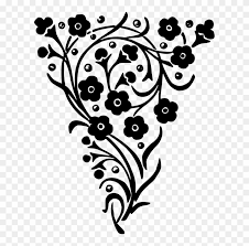 Maybe you would like to learn more about one of these? Floral Design Decorative Arts Flower Black And White Floral Designs Clipart Black And White Png Download 5065714 Pikpng
