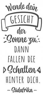 Wandtattoo Afrikanische Spruche Wende Dein Gesicht Der Sonne Zu Dekodino