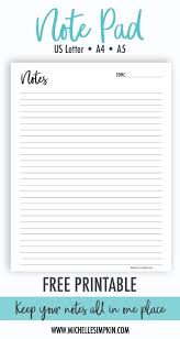 Be sure to print the templates at actual size (100% scale) and verify with a ruler after printing. Free Printable Use This Free Note Pad Printable To Make Notes Create Lists And More No Email Printable Notes Free Paper Printables Planner Printables Free