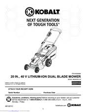 Arkansas outdoor power equipment is a parts retailer that features a wide. Kobalt Km2040x 06 Manuals Manualslib