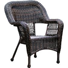 Dark Brown Wicker Chair