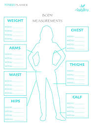 Track Your Progress With This Body Measurement Chart Body