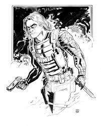 Bucky barnes coloring page from the new series. Bucky Barnes The Winter Soldier By Deankotz On Deviantart