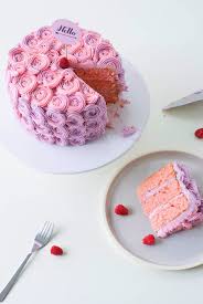 Rose Buttercream Cake Tutorial Buttercream Rose Cake Butter Cream Cupcake Cakes