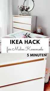 Diy Der Einfachste Ikea Hack Fur Malm Kommode Mit Einem Hauch Glamour Unalife Malm Kommode Kommode Organisieren Kleiderschrank Selber Bauen