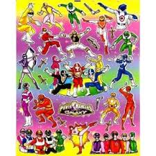 Personalised Power Rangers Reward Chart Stickers On Popscreen