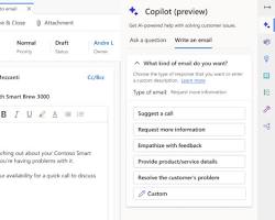 Image of Microsoft Copilot email drafting