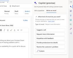 Image of Microsoft Copilot email drafting