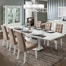 Esf Furniture Imports Damabiancadtable Dama Bianca 79 Extension Dining Table High Gloss Ivory In 2020 Interior Design Dining Room Dining Room Design White Luxury Dining Tables