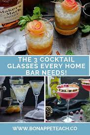 The 3 Cocktail Glasses Every Home Bar Needs Bonappeteach Cocktails Fun Cocktails Photographing Food
