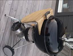 Diy Folding Table For Weber Grill Folded Couldn T Decide On Grill Board Or Woodworking Board Weber Grill Grill Table Diy Grill Table