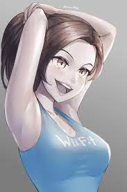 Female wii fit trainer
