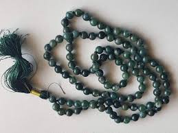 Wholesale 5 Strands Moss Agate Gemstone Prayer Beads 108 Mala Beads 6 5mm Yoga Beads Meditation Beads Healing Be Mala Beads 108 Mala Beads Meditation Beads