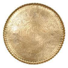 Rare antique red copper inlaid silver islamic ottoman round tray 110 cm 16.5 kg. Pin On Artwork