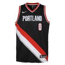 5 blazers scored in double figures led by cj mccollum's 26 points and 6 assists as portland ran. Damian Lillard Portland Trail Blazers 2021 Icon Edition Youth Nba Swin