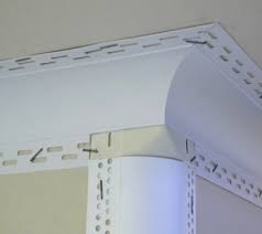 Like the archway corner bead of the same design, it has dimensions of 3/4 by 3/4 inch and comes in 8 or 10 foot lengths. Using Bullnose Molded Corners Base Adapters Trim Tex Drywall Products