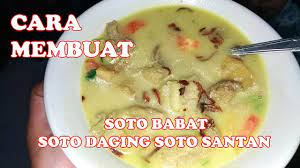 Nah langsung coba aja deh ulasan brilio.net dikutip dari. Resep Cara Membuat Soto Babat Atau Soto Santan Khas Masak Apa Makan Youtube