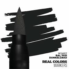 AK-Interactive: Real Color Acrylic Paint Marker - RAL7021 Dunkelgrau