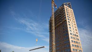 Pop group the string riders, brumunddal, norway. New Tallest Timber Tower In Brumunddal In Norwegen Steht Nun Das Derzeit Hochste Gebaude Aus Holz Mit Einer Hohe Von 85 4 Metern