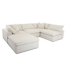 Latitude Run Kadence Reversible Modular Sectional With Ottoman Wayfair Ca Sectional With Ottoman Modular Sectional White Sectional