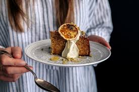 Lemon Olive Oil Vanilla Cake With Yoghurt Cream Chamomile Food Chamomile Recipes Lemon Toppings