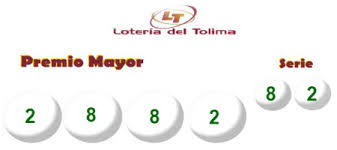 Lotería del tolima últimos sorteos. Resultado Loteria Del Tolima Lunes 7 De Octubre De 2013 Resultadosloterias Info