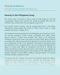 To reduce poverty and promote shared prosperity, the philippines needs to address the twin problems of low skills and. Poverty In The Philippines Free Essay Example