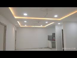 For vaulted ceiling lighting it is recommended to install sloped ceiling specially designed recessed light fixture parts. Pop Ceiling Designs Telugu How To Pop Lights Youtube