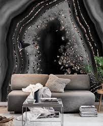 Agate Rose Gold Glitter Glam 1 Wallpaper From Happywall Com Glitter Paint For Walls Glitter Room Mural Wallpaper