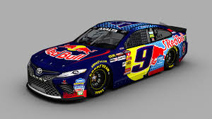 No engine, transmisson, or exhaust. Red Bull Fictional Racing Nascar Cars Nascar Racing Stock Car