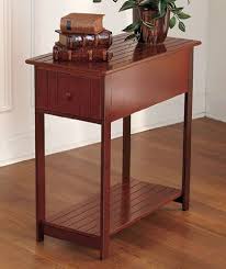Slim Accent Console Side Hall Office Coffee Night Stand Lobby Space Saving Table Furniture Wooden Accent Table Table For Small Space