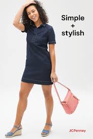 A Dress To Feel Your Best In 2020 Spring Fashion Denim Fashion Petite Outfits