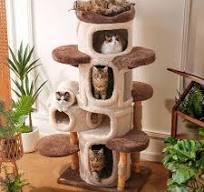 Cat House Large Cat Climbing Cabinet, Multi-story Cat Villa, Indoor Cat  Scratching Board, Cat Climbing Frame, Cat Litter Box, Integrated Wood Cat  Nest