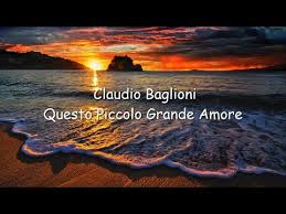 Jun 21, 2021 · 21 giu 2021 19:30. Claudio Baglioni Questo Piccolo Grande Amore Lyrics Youtube
